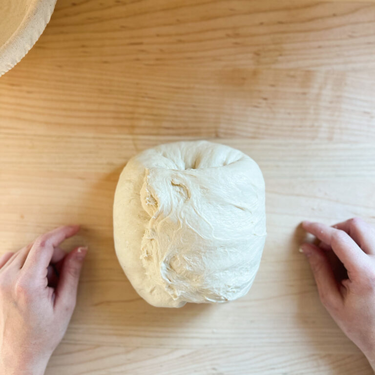 How to pre-shape dough.
