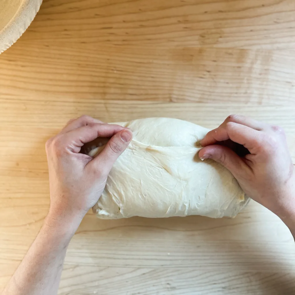 how to pre shape sourdough