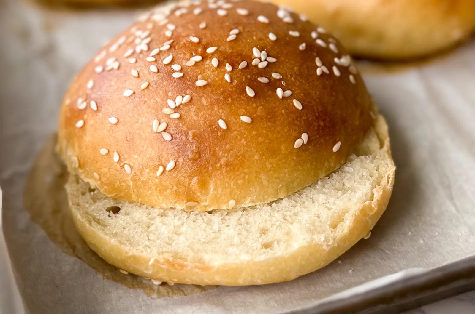 Sourdough Hamburger Buns