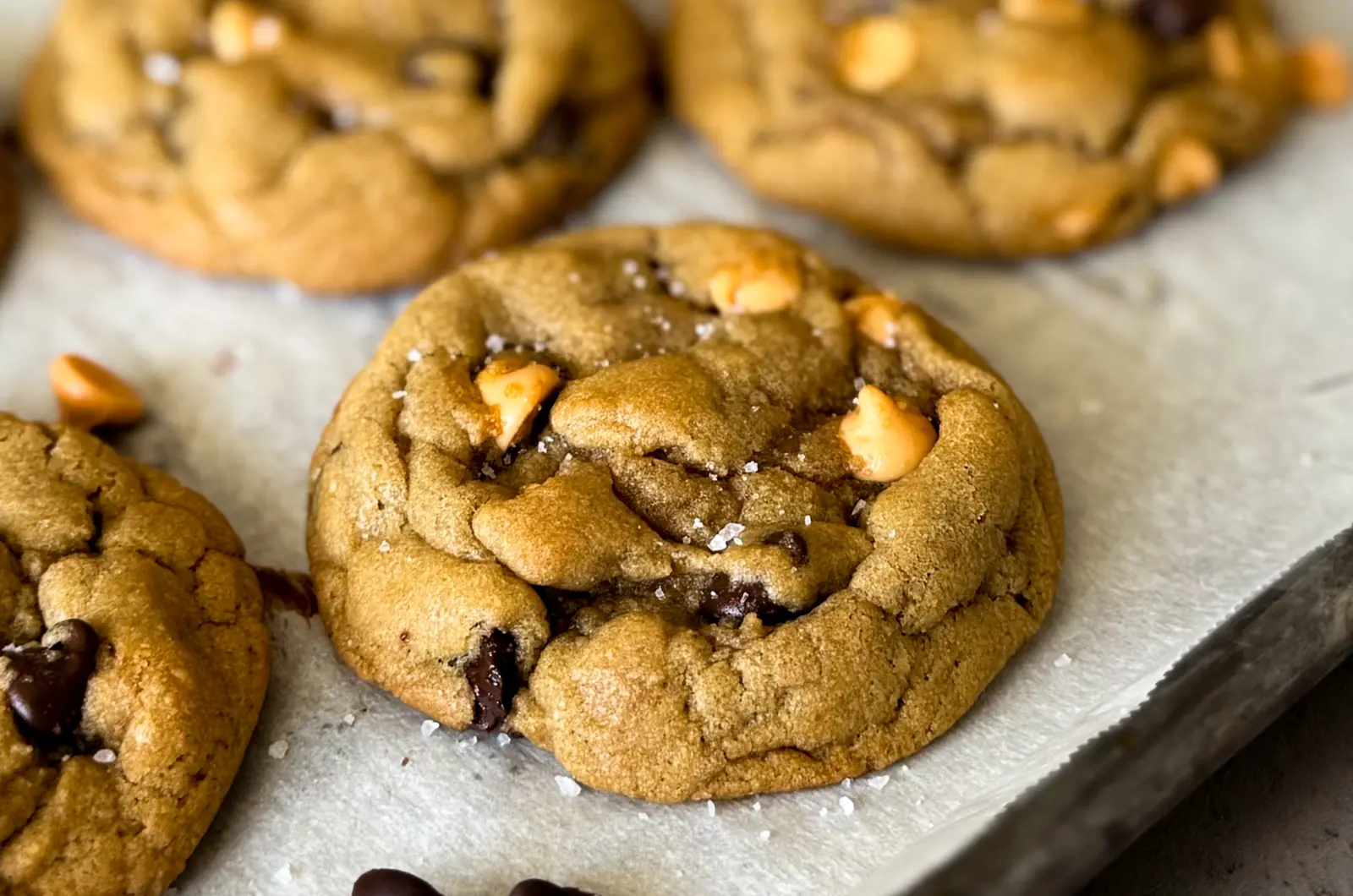 Soft & Chewy Chocolate Chip Butterscotch Cookies